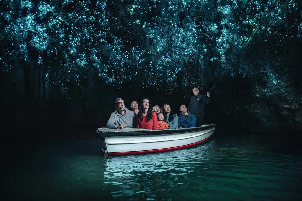 Waitomo Glowworm Caves boat ride.jpg